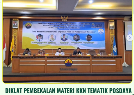 LPPM UNBARI Resmikan Program KKN Tematik Pemberdayaan Ekonomi Kreatif Jambi